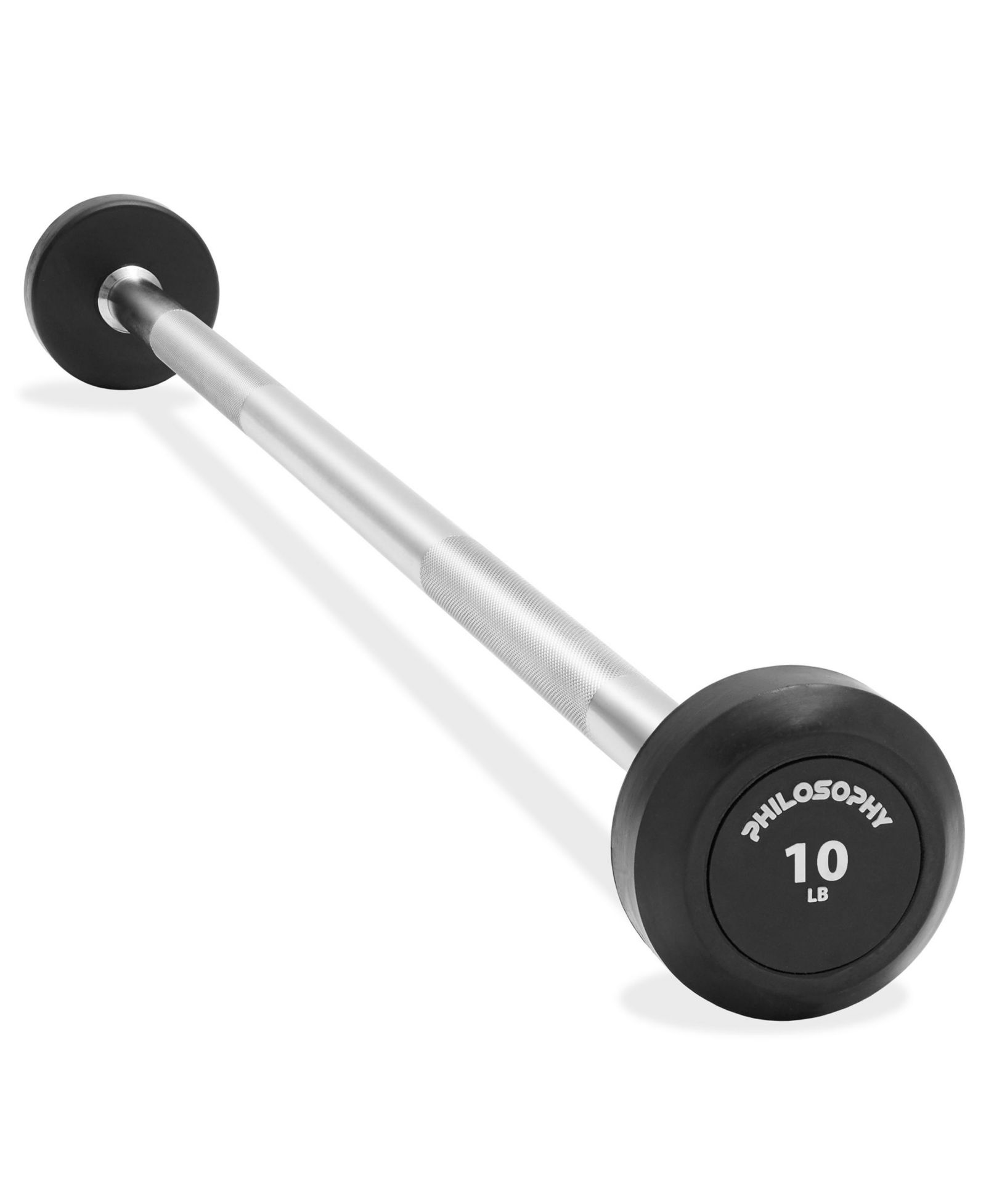Гантель Philosophy Gym Rubber Fixed Barbell для силовых тренировок