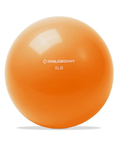 Тонизирующий мяч Philosophy Gym, 5 LB, оранжевый