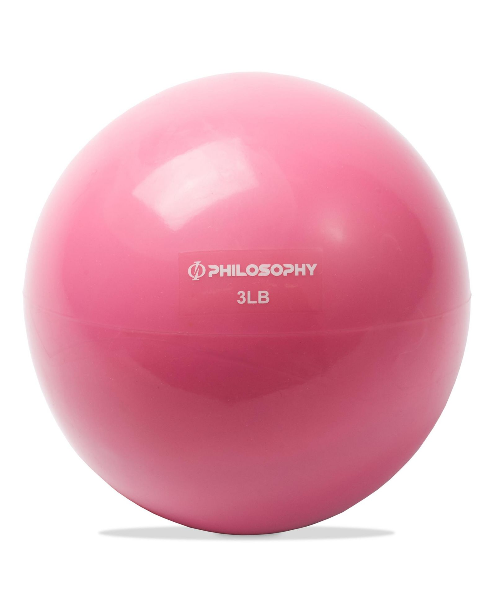 Philosophy Gym разминочный мяч 3 LB розовый