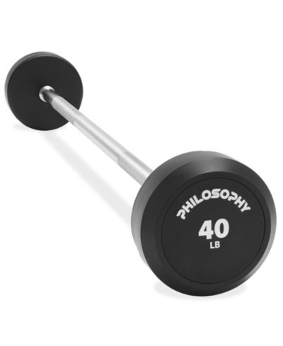 Гантель Philosophy Gym Rubber Fixed Barbell