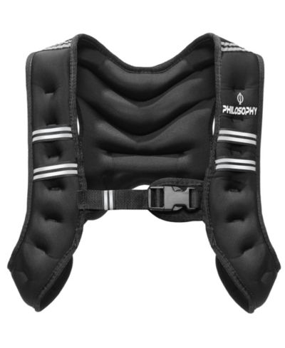 Philosophy Gym Weighted Workout Vest 12 LB, Strength Training Fitness Body Weight Vest
