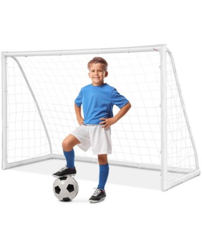 6 FT x 4 FT Kids Soccer Goal Quick Set-up for Backyard Training