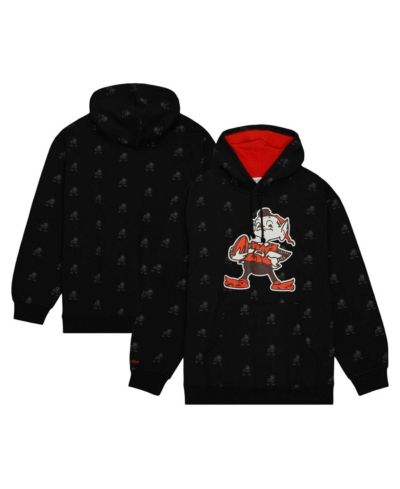 Мужское худи Mitchell & Ness Cleveland Browns, черное