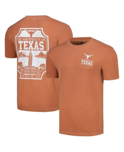 Men's Texas Orange Texas Longhorns Campus Badge Image One T-shirt