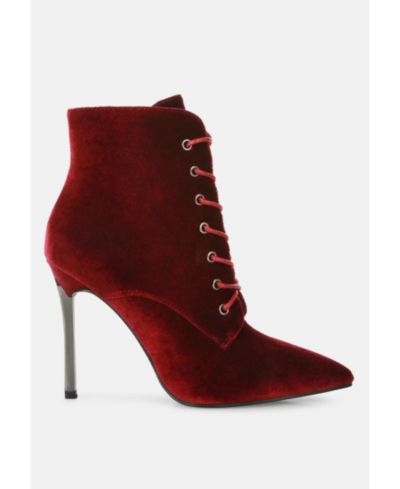 Burgundy velvet