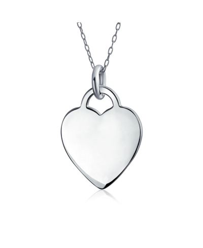 Подвеска Bling Jewelry в форме сердца из стерлингового серебра