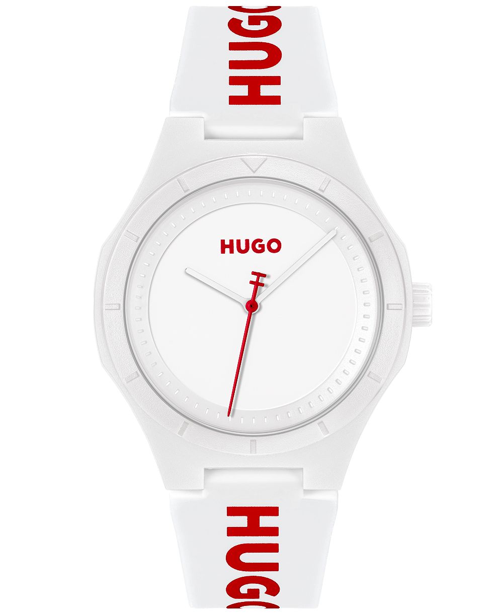 Мужские часы Hugo Boss Lit for Him Quartz White Silicone 42mm