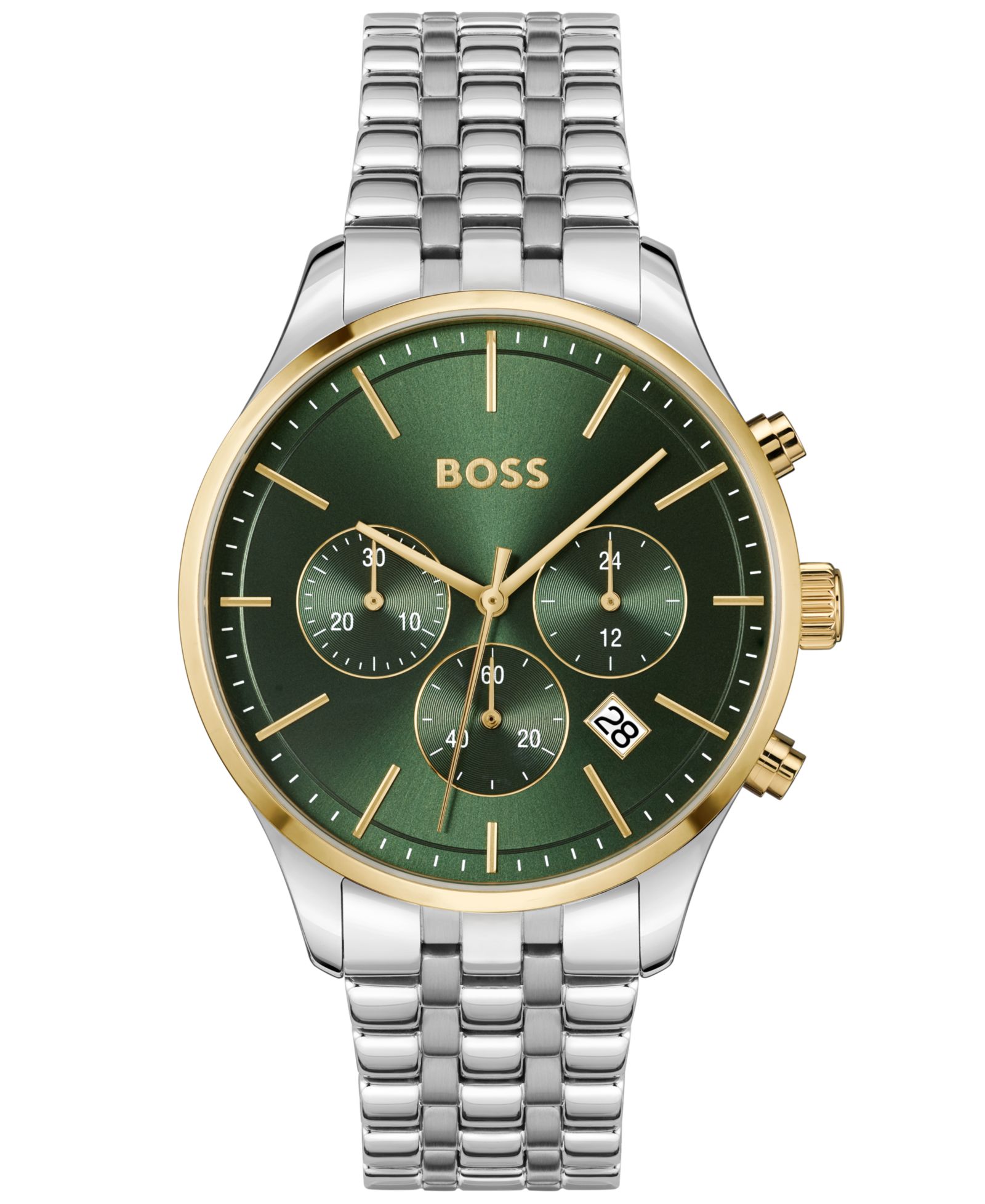 Мужские часы HUGO BOSS Avery Chronograph со стальным браслетом 42mm