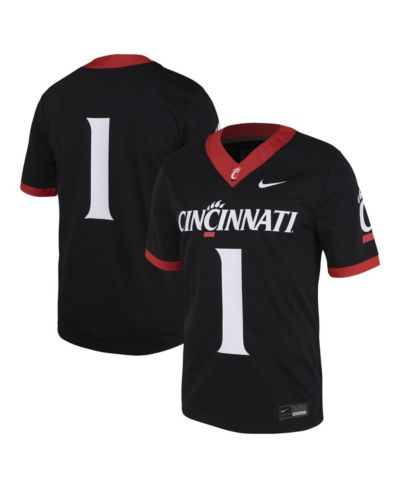 Men's Nike #1 Black Cincinnati Bearcats Untouchable Football Jersey