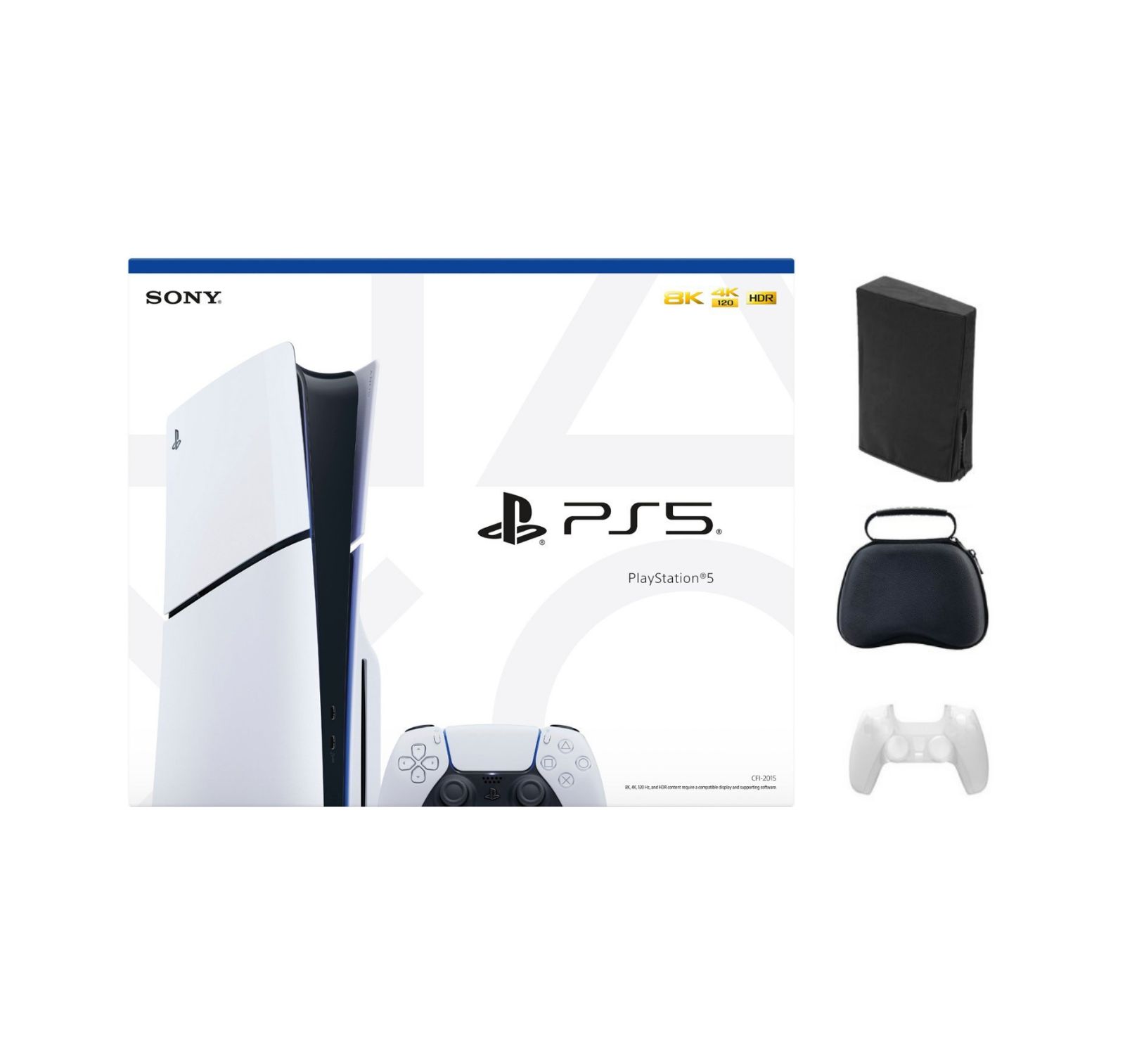 Sony - PlayStation 5 Slim Console - White With Accessories