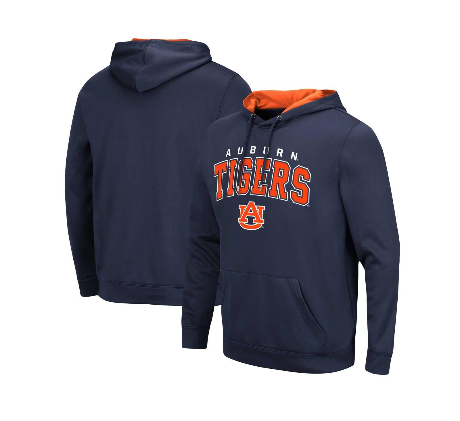 Мужское худи Colosseum Navy Auburn Tigers Resistance Pullover