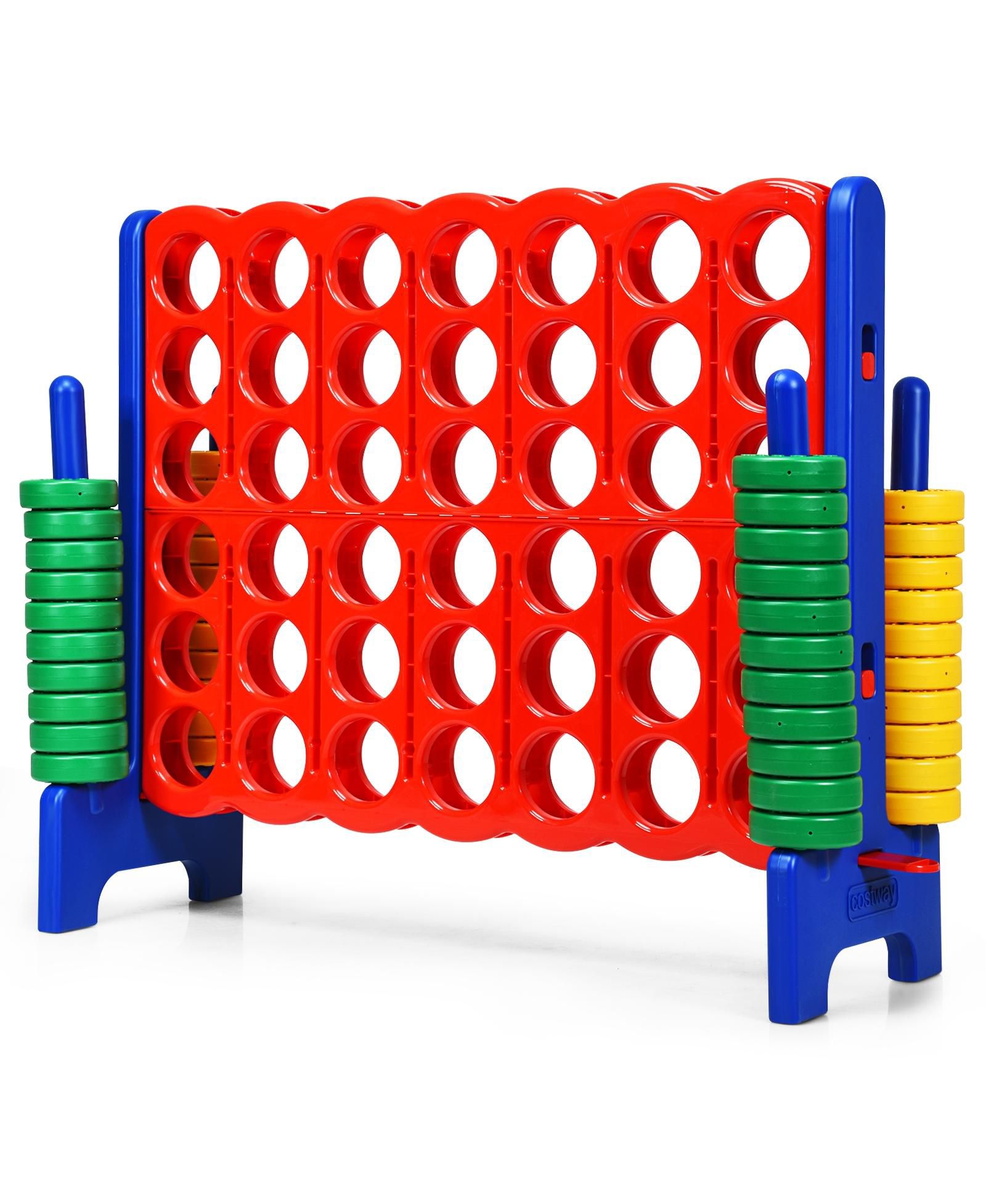 INOLAIT Набор для игры Jumbo 4-to-Score с 42 кольцами