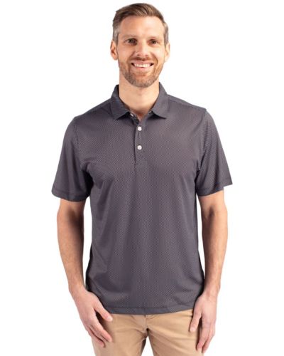 Cutter & Buck Men's Cutter and Buck Pike Eco Symmetry Print Stretch Recycled Polo