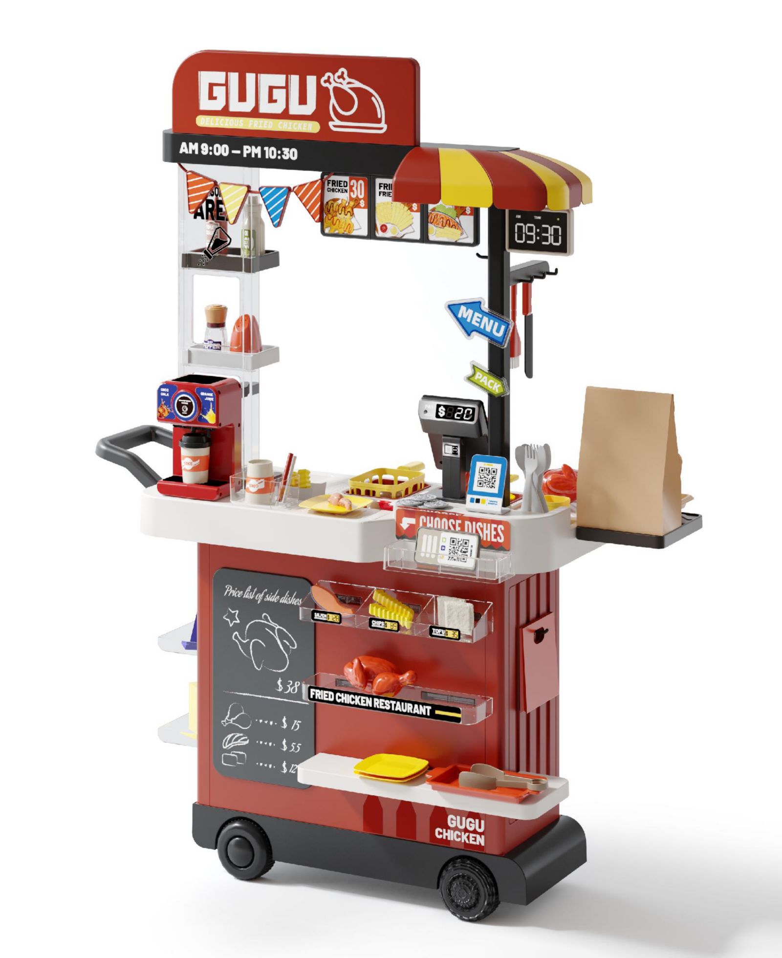 Детский игровой набор SUGIFT Fried Chicken Shop 82-Piece