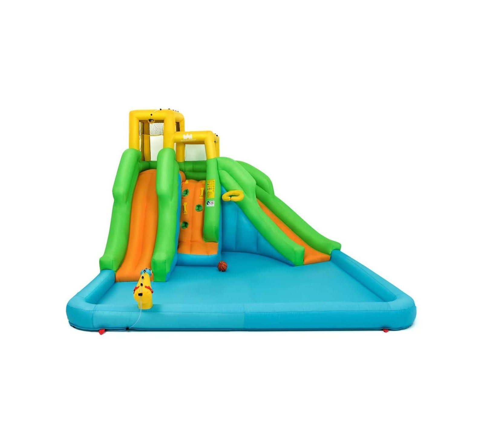 Надувной парк для водных игр с climbing wall без воздуходувки