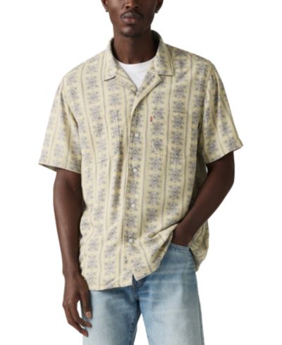 Мужские рубашки Levi's Relaxed-Fit Camp Collar