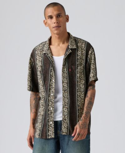 Мужские рубашки Levi's Relaxed-Fit Camp Collar