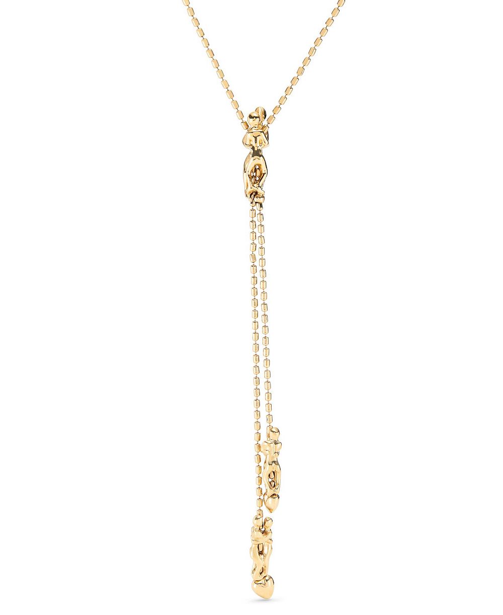 UNOde50 Цепочка из металлического сплава с покрытием 18k Gold и 3 фигурками