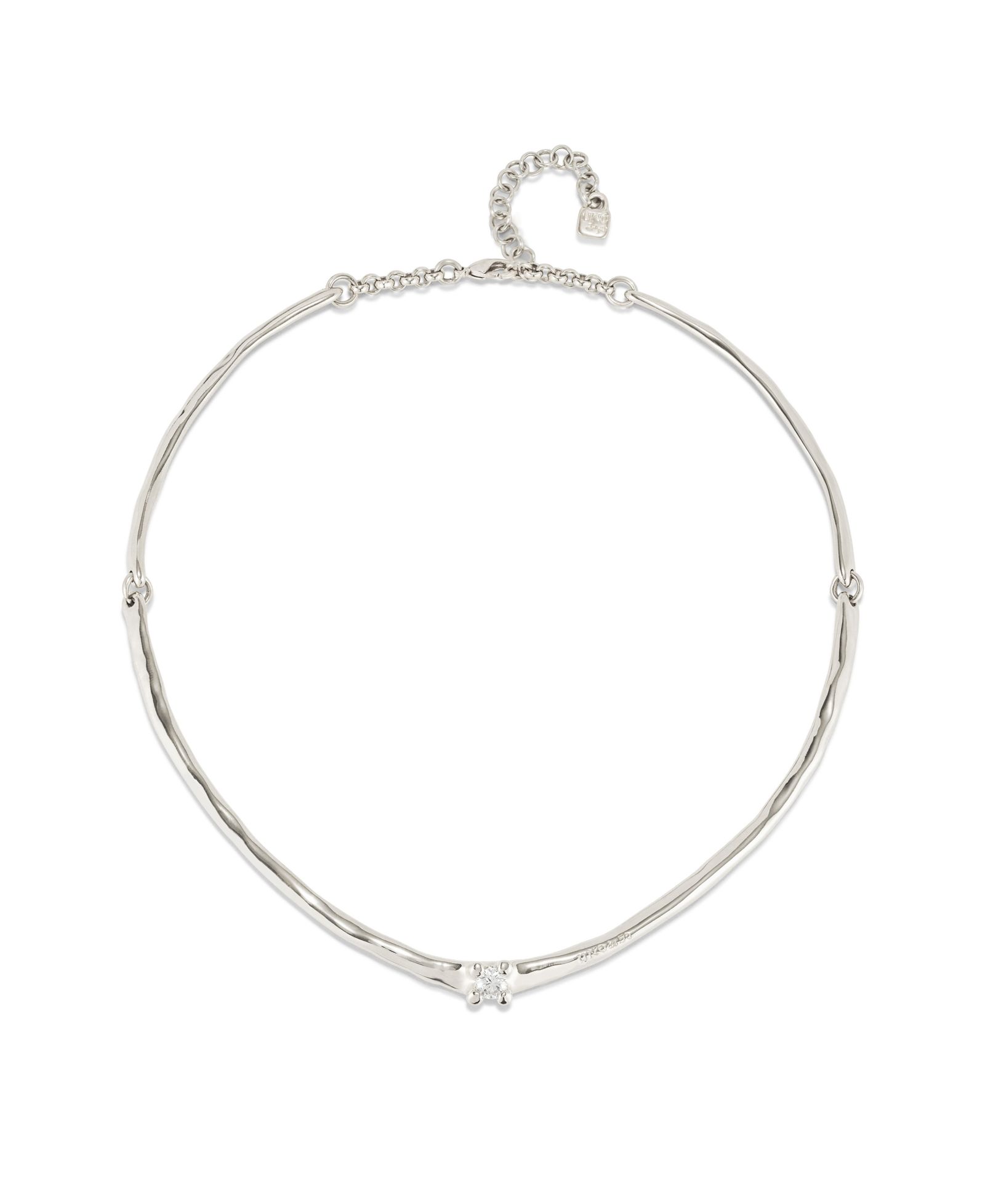 UNOde50 18k Gold-Plated and Silver Metal Alloy Rigid Necklace