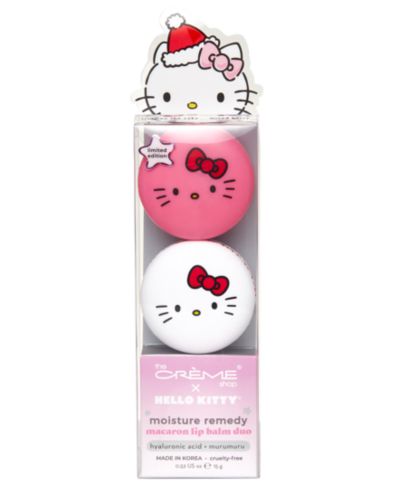The Crème Shop X Hello Kitty 2-Pc. Macaron Lip Balm Set