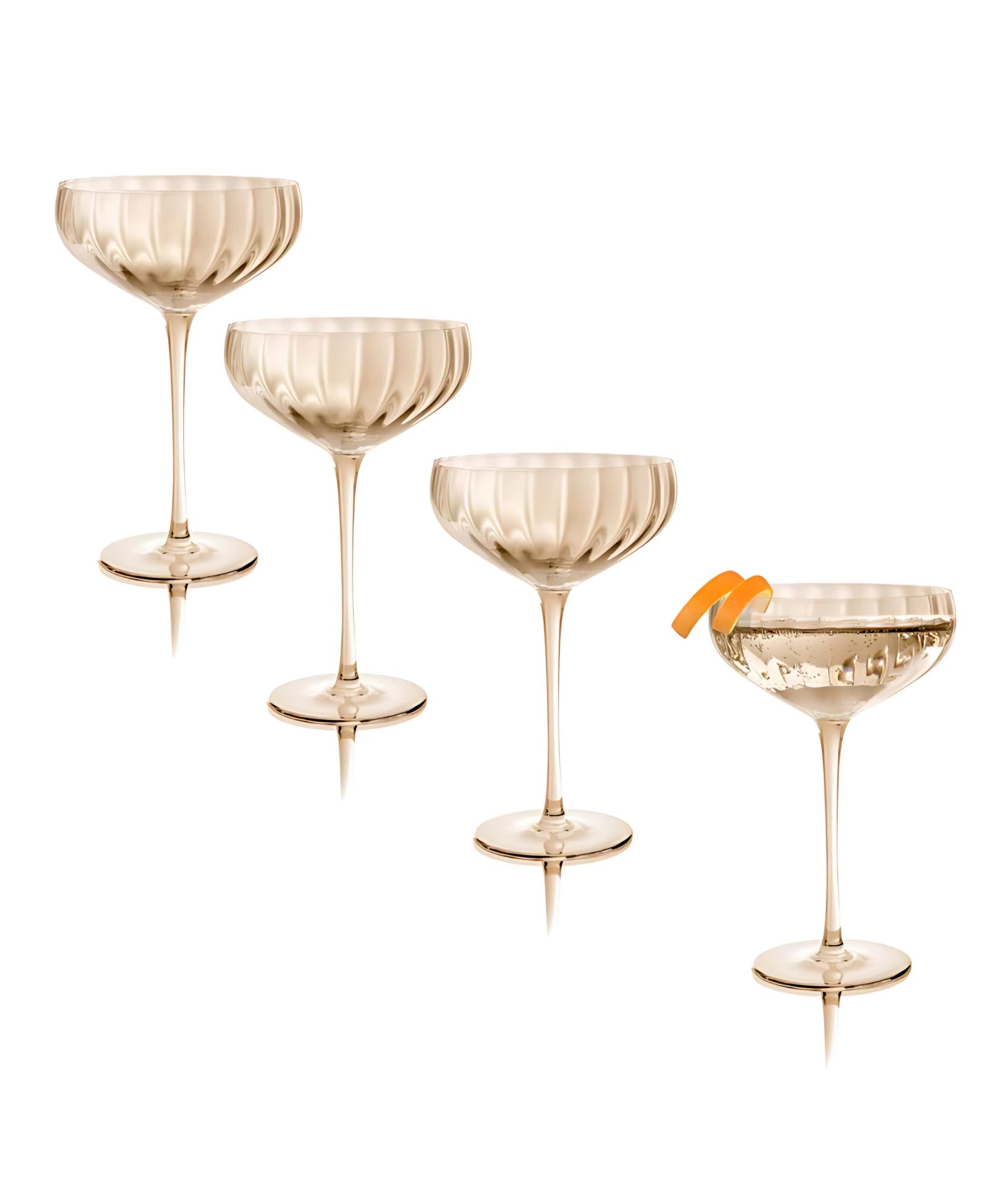 Современные бокалы Qualia Glass Coupe, набор из 4 шт