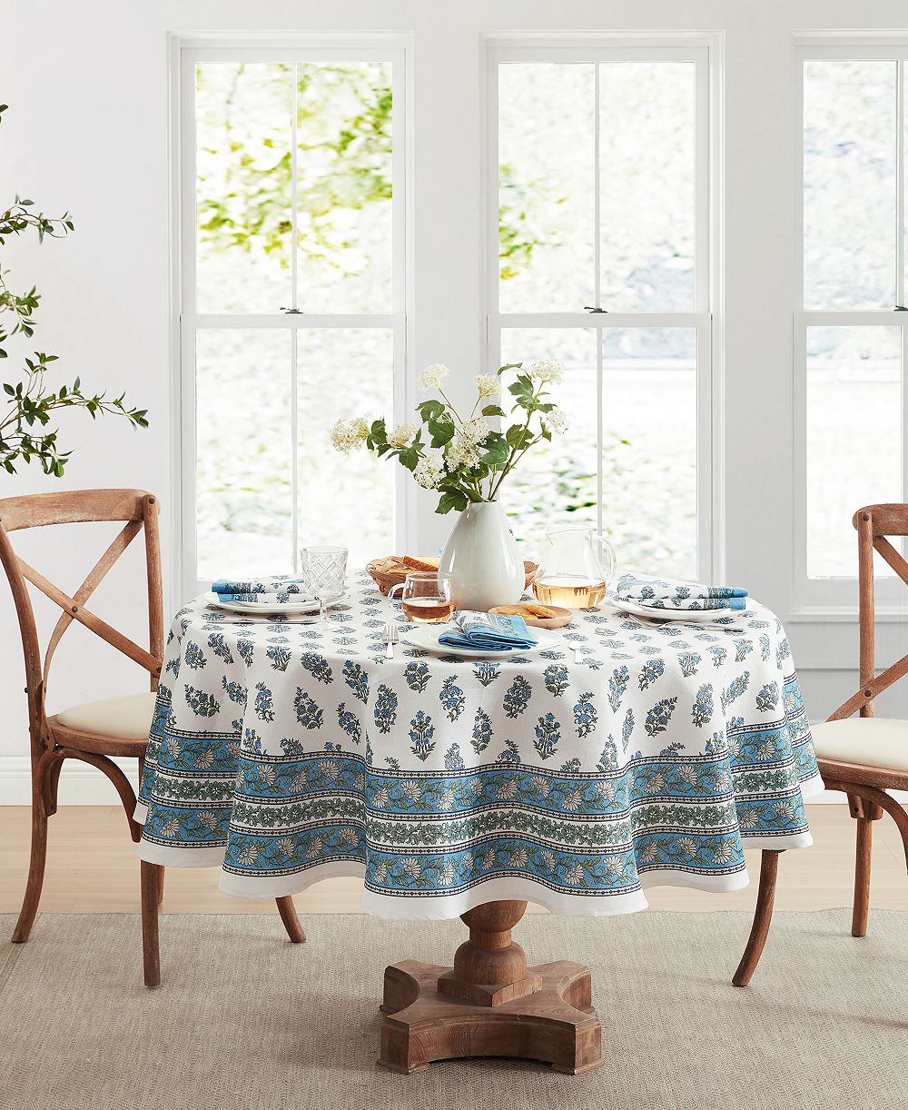 Скатерть Tropez Block Print