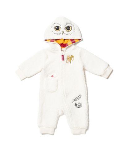 Harry Potter Детский комбинезон Hedwig Owl, белый