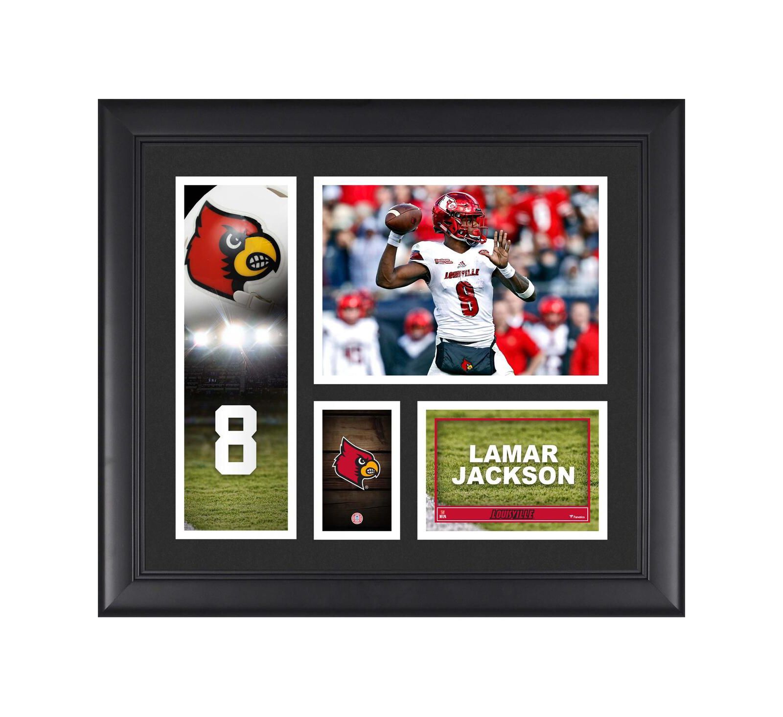 Lamar Jackson Louisville Cardinals Framed 15" x 17" Player Collage