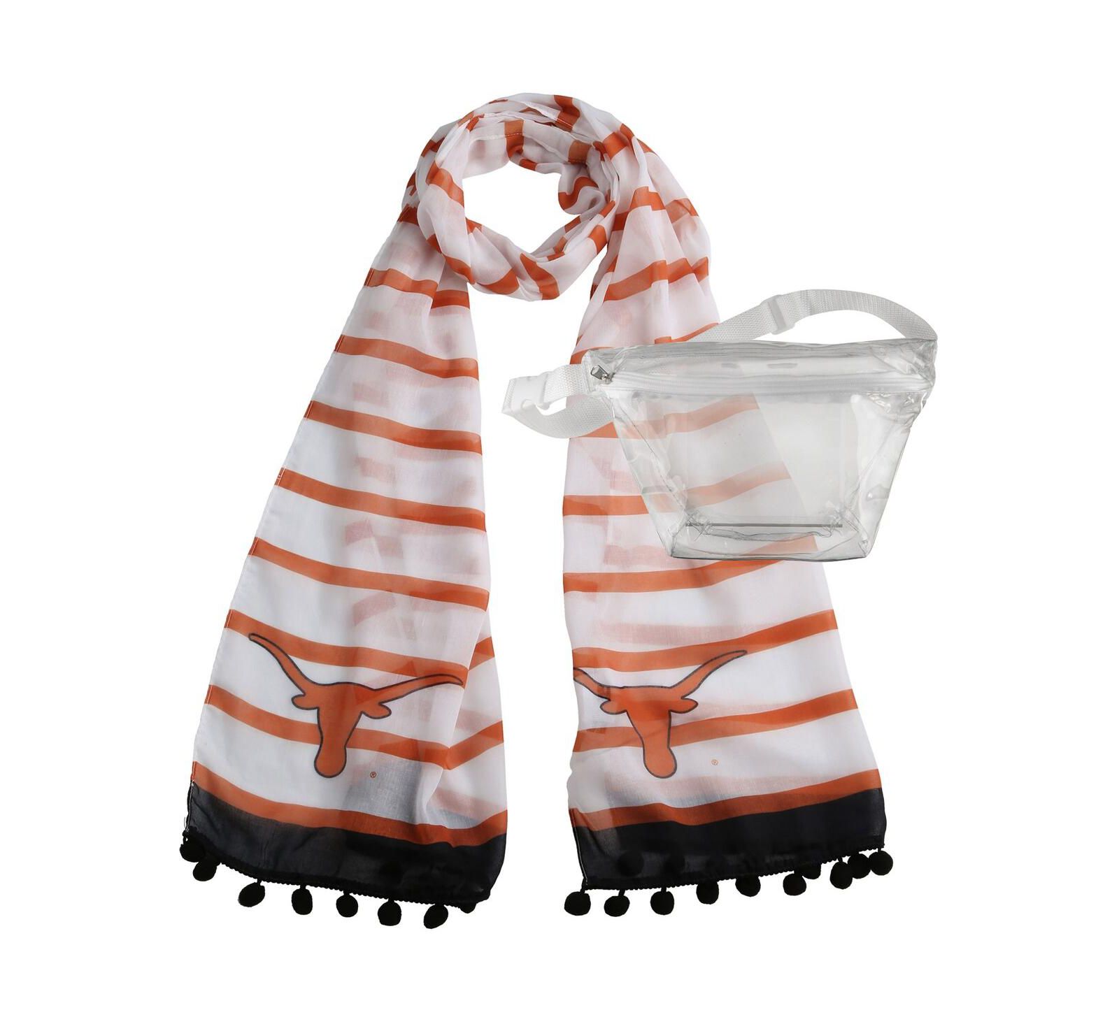 Women's Texas Longhorns Fanny Pack Scarf Set