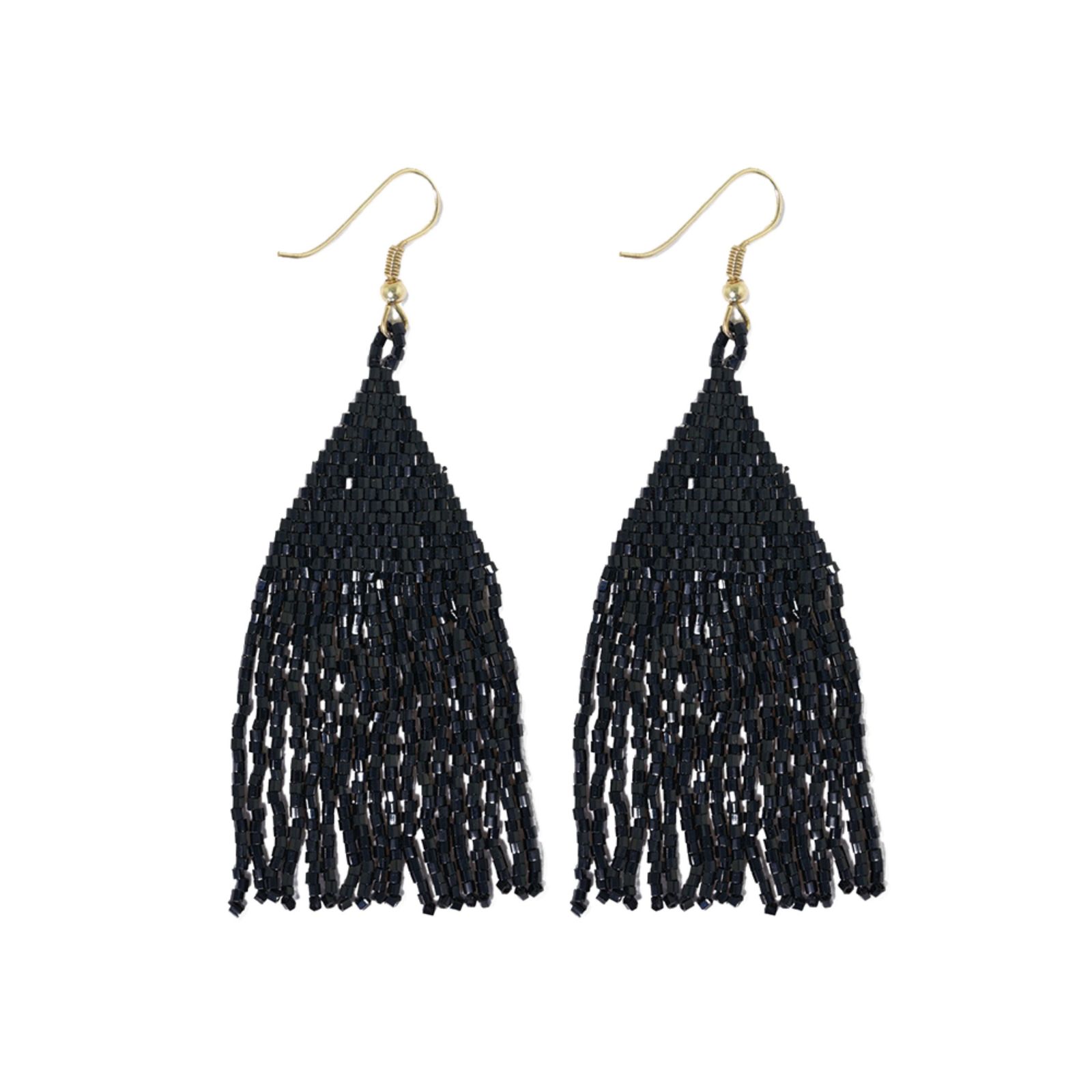 Серьги Lexie Solid Beaded Fringe