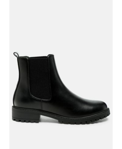 London Rag Womens Prolt Chelsea Ankle Boots