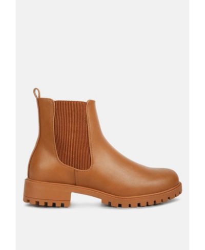 London Rag Womens Prolt Chelsea Ankle Boots