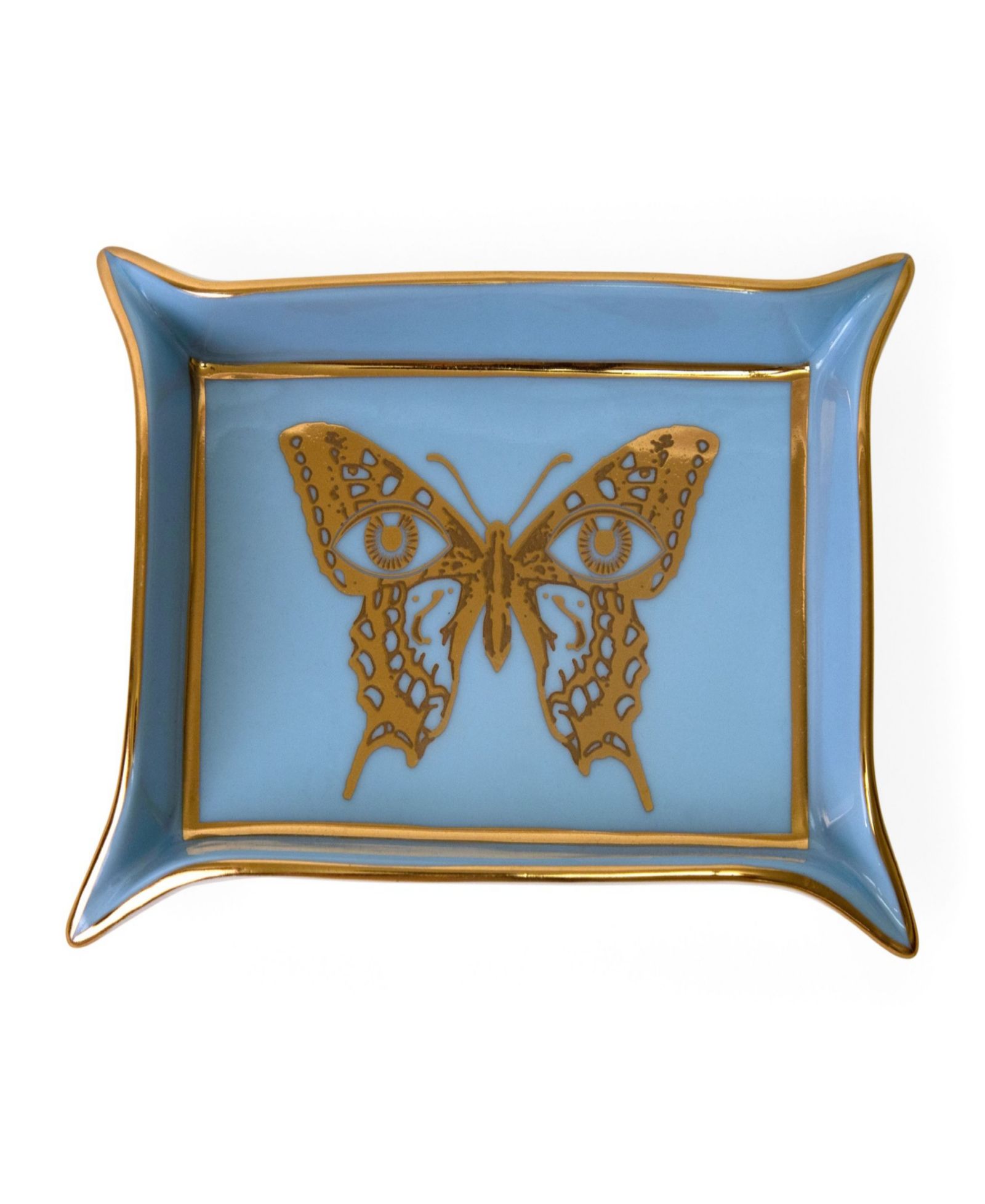 Jonathan Adler Mariposa Фарфоновый поднос для мелочей 7"