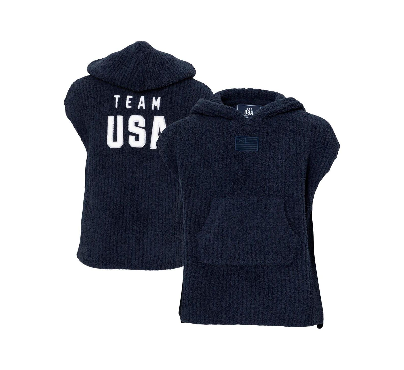 ALPHA Детская уютная толстовка ALPHA Navy Team USA Barefoot Dreams