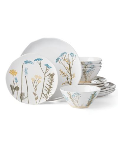 Lenox Wildflowers 12 Pc. Dinnerware Set, Service for 4