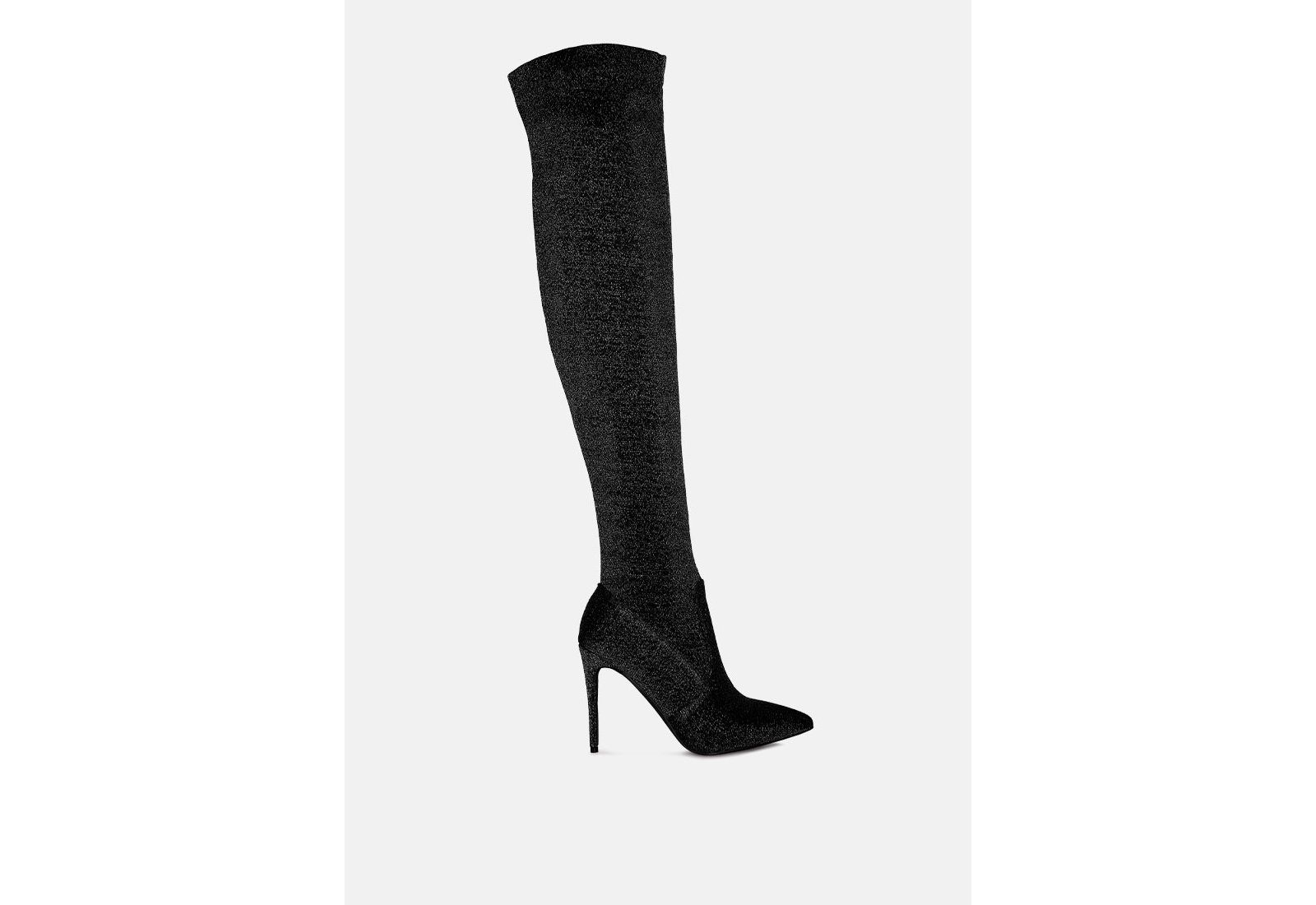 London Rag Women's Tigerlily Knitted Stiletto Long Boots