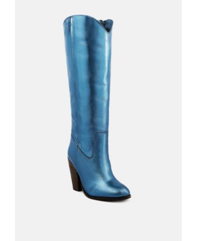 GREAT-STORM Womens Suede Leather Calf Boots