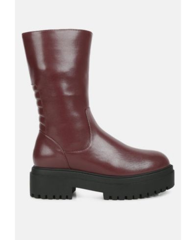 Women's Lewisa Panelled Lug Sole Boots