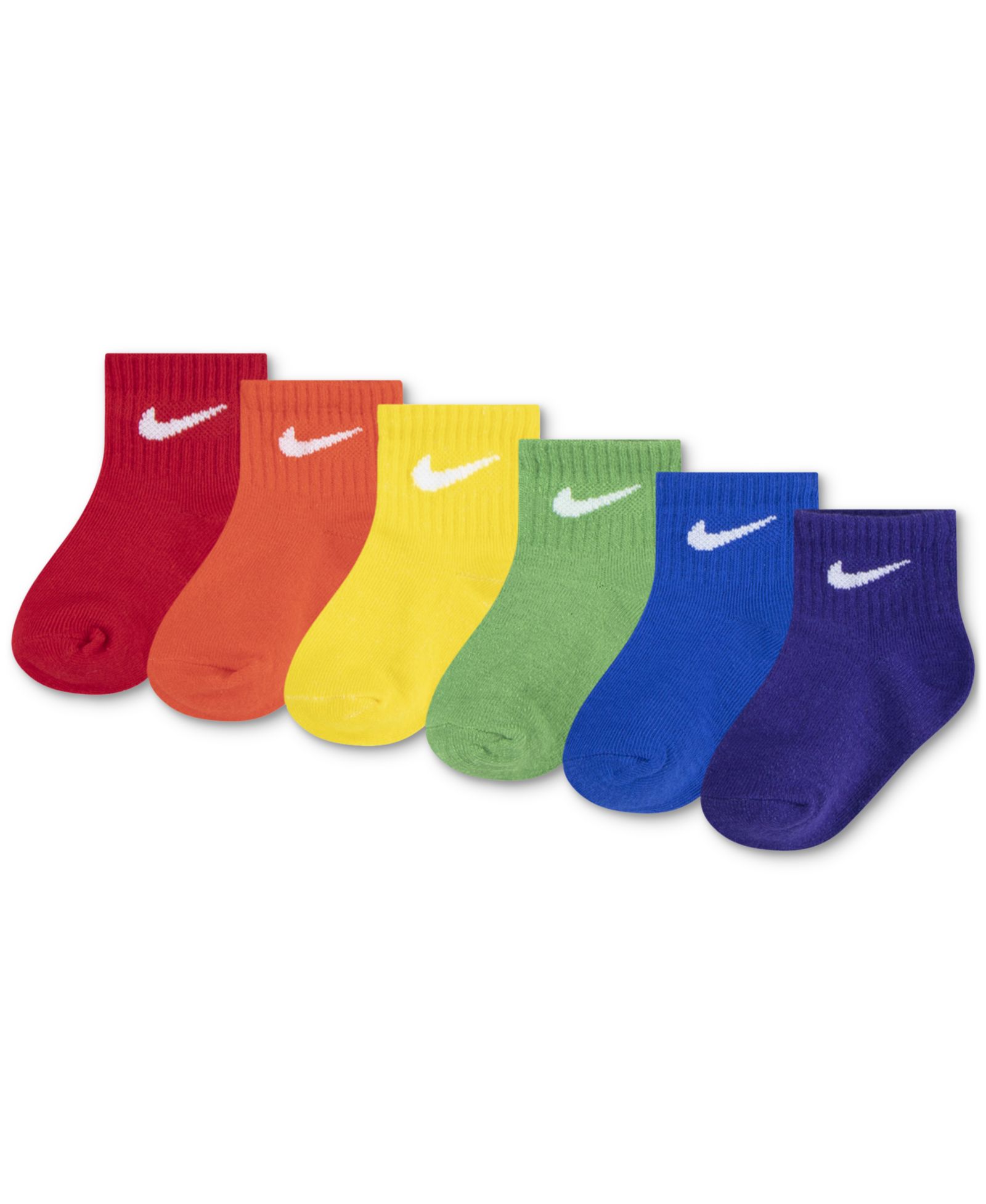 Nike Детские носки Swoosh для малышей, 6 пар