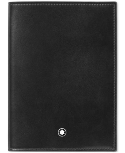 Montblanc Кожаный холдер для паспорта Meisterstück