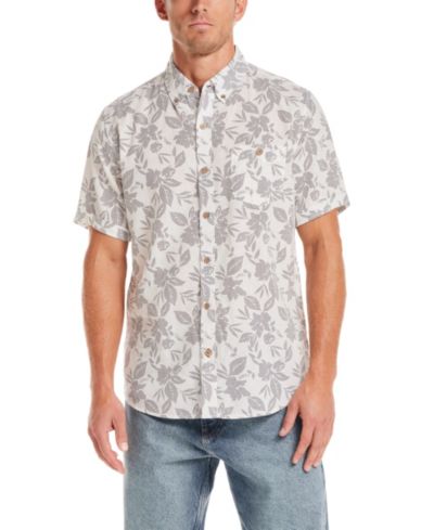 Weatherproof Vintage Men's Classic-Fit Short-Sleeve Button-Down  Shirt