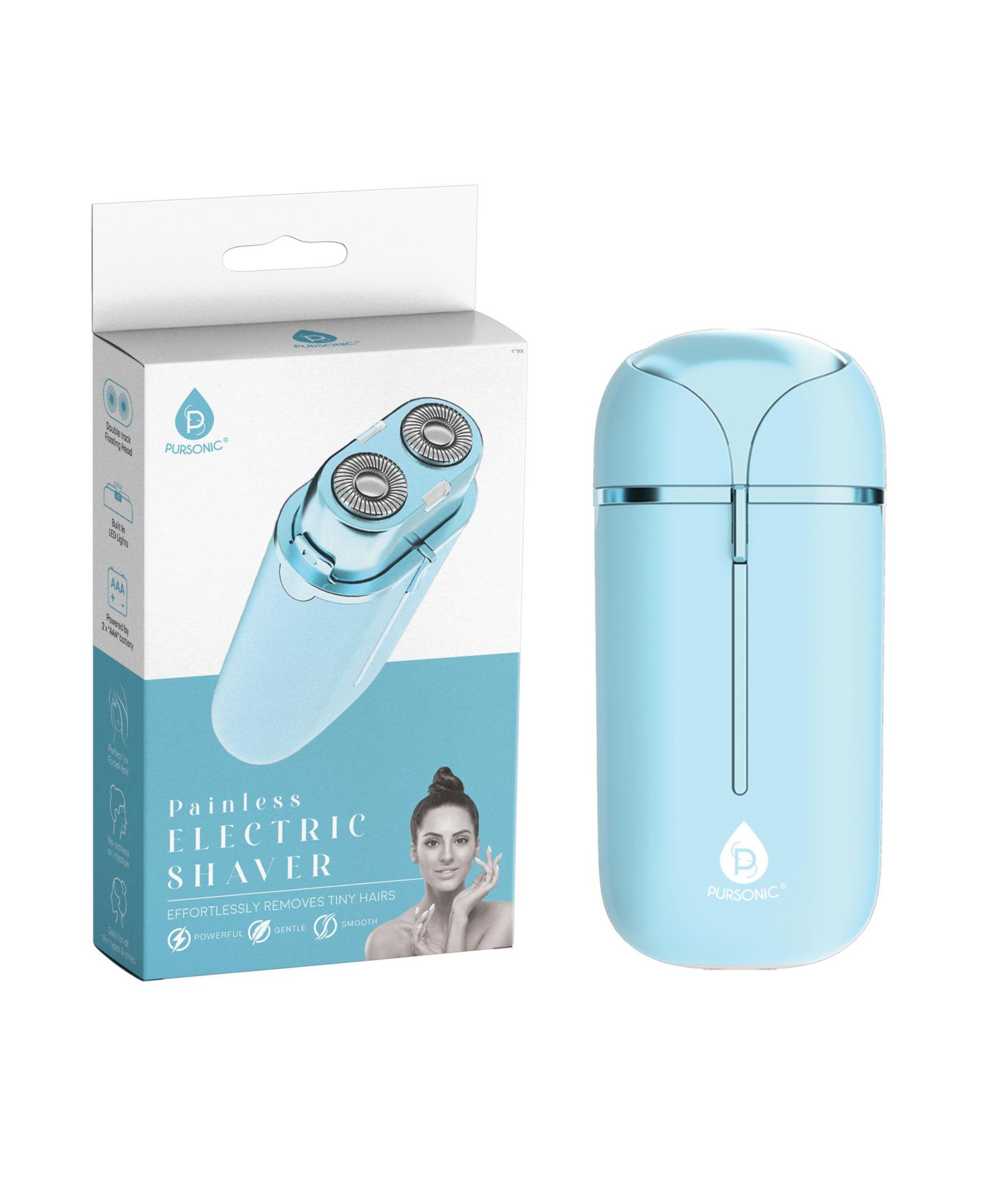 Pursonic Painless Electric Shaver