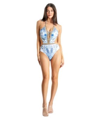 La Moda Clothing Women's One Piece Swimsuit