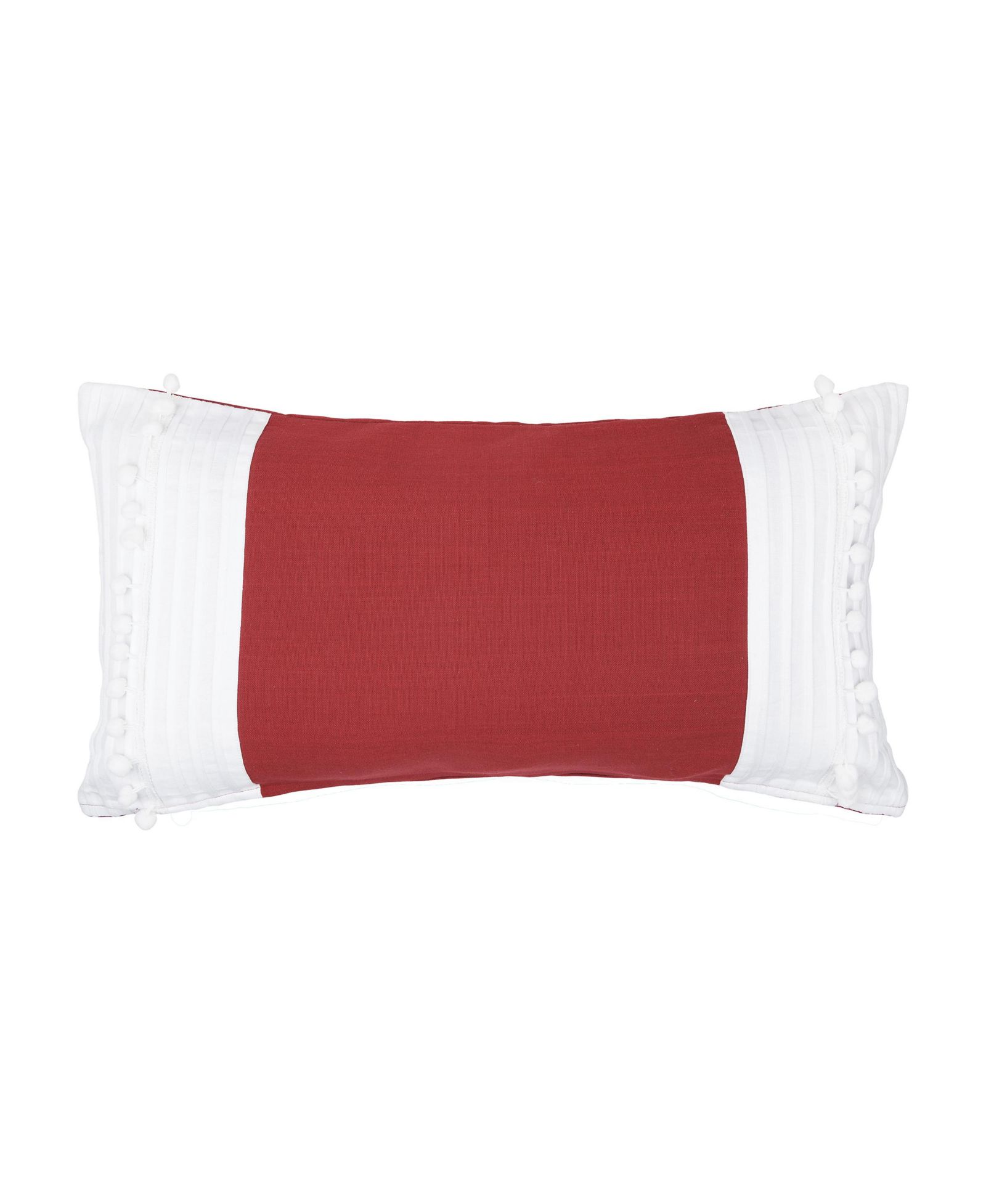 Декоративная поясничная подушка C&F Home Stacia Garnet Woven, 12" x 24"