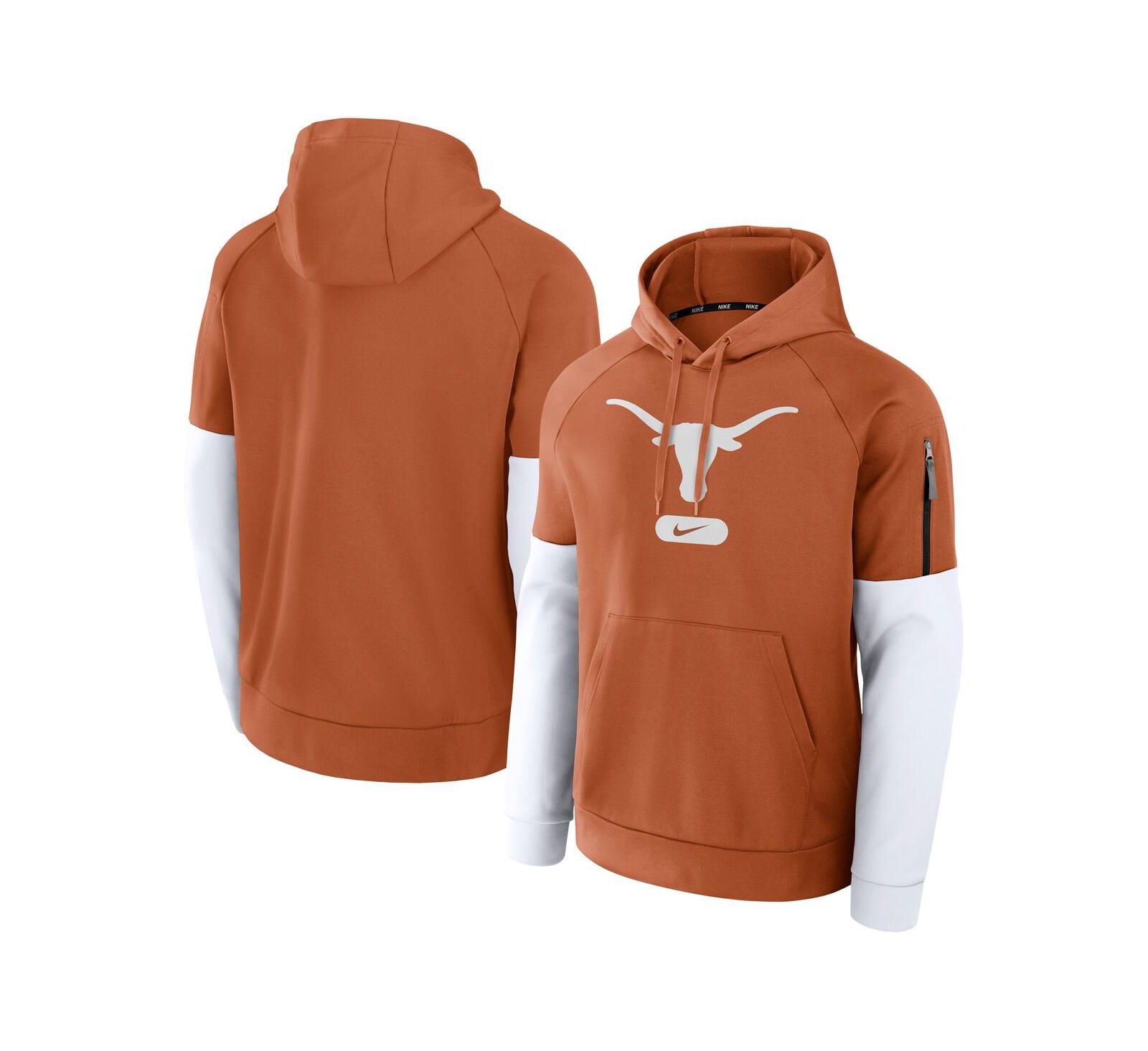Nike Мужской худи для фитнеса Texas Burnt Orange Texas Longhorns