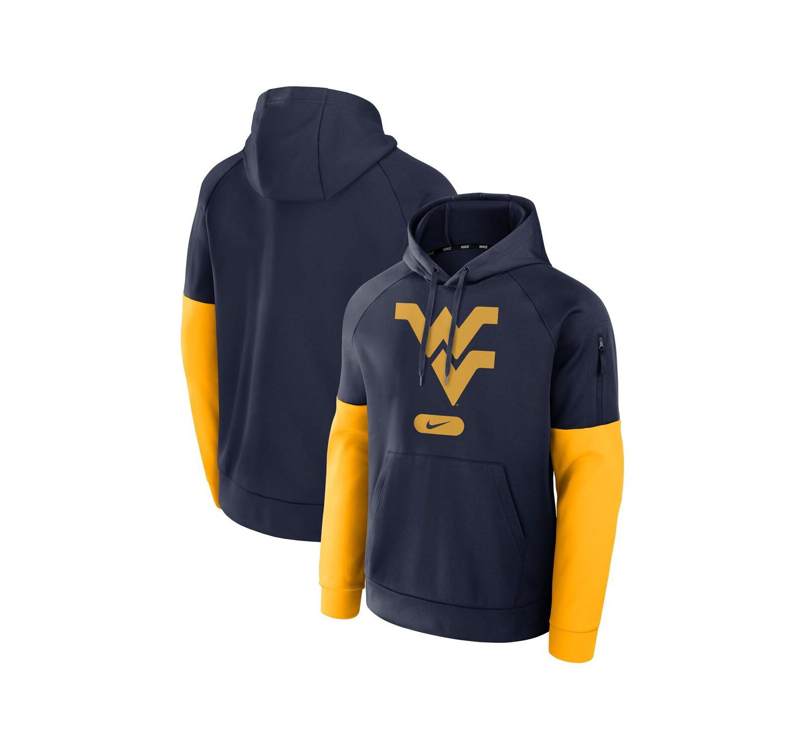 Nike Мужской худи West Virginia Mountaineers Navy