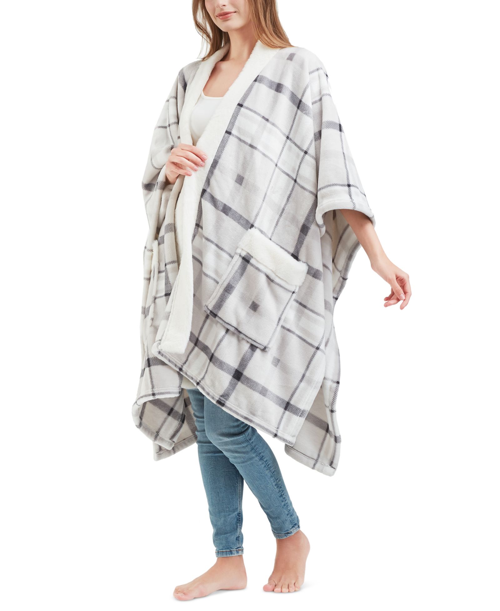 Premier Comfort Cozy Plush Printed Wrap, 50" x 70", Exclusively at Macy’s