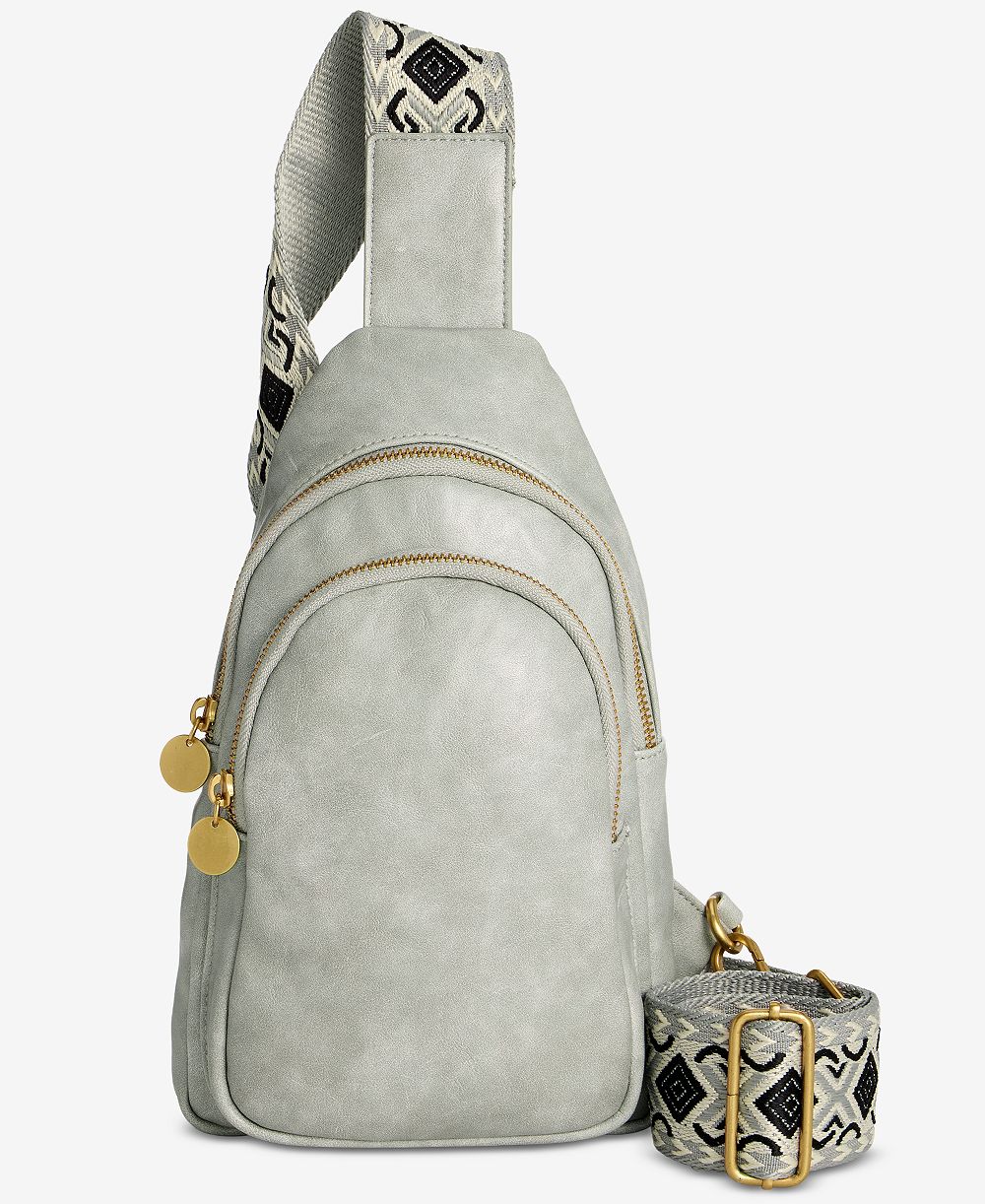 Style & Co Webbing Strap Small Sling Bag, Exclusively at Macy's