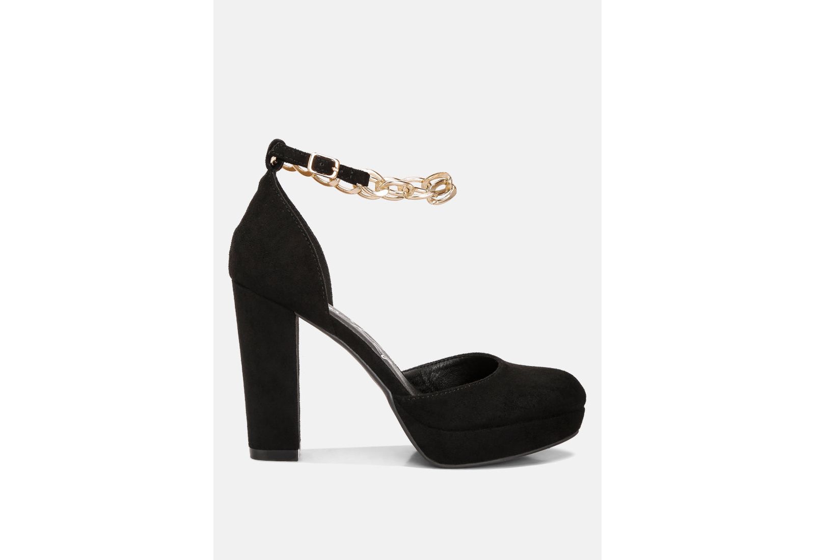London Rag Women's Inigo Interchangeable Ankle Strap Platform Sandals