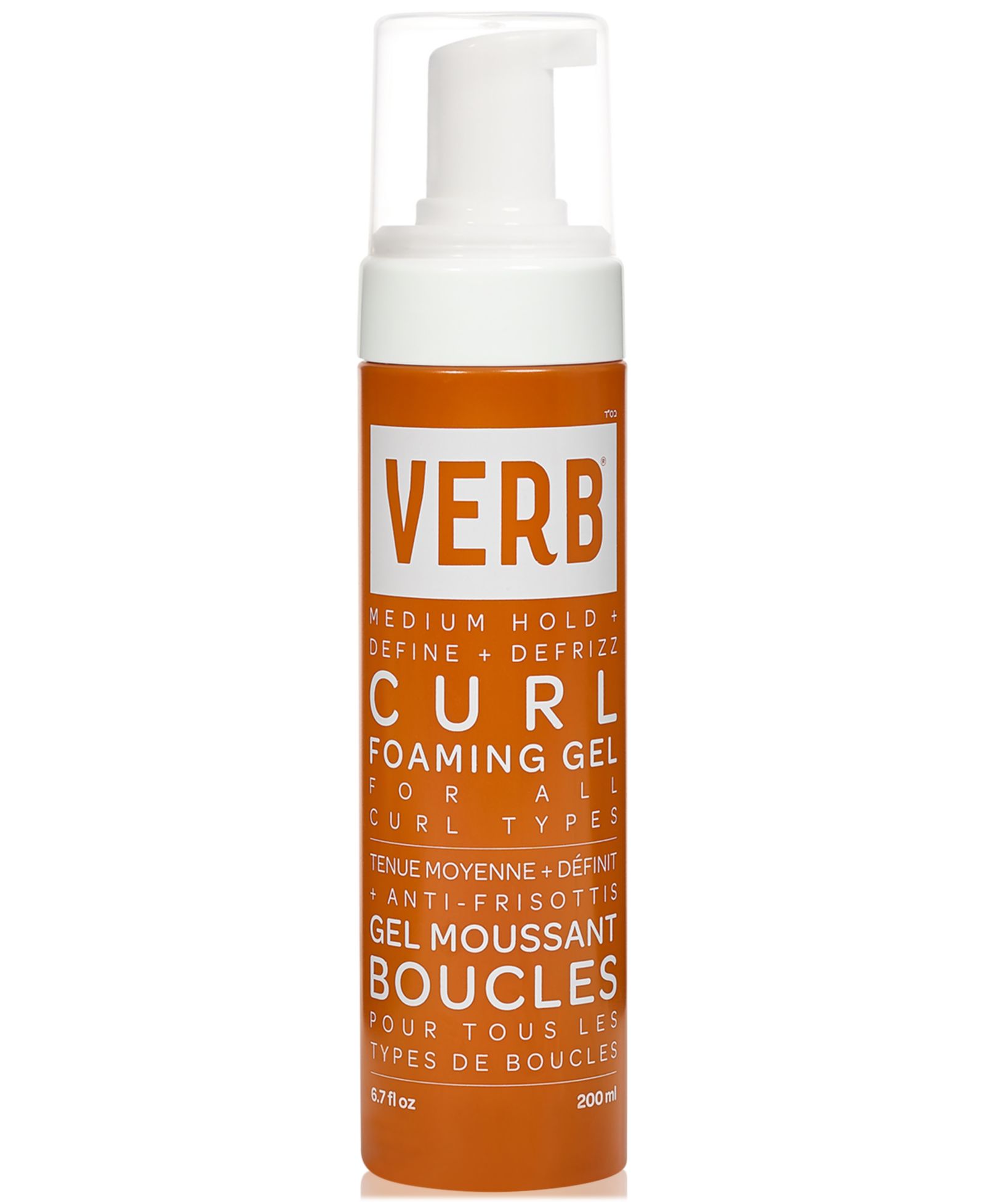 Verb пенное гель для завитков 6.7 oz.